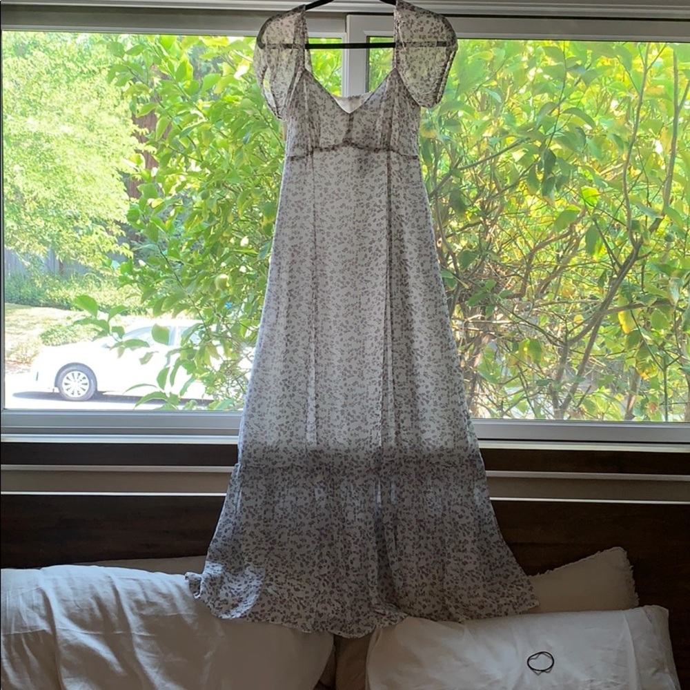 Urban outfitters maxi dress flower pattern